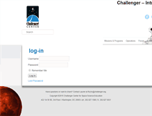 Tablet Screenshot of network.challenger.org